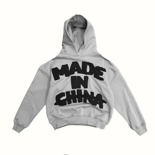 [MIC] Hoodie Grey/Black - MEDIUM (SAMPLE SALE)