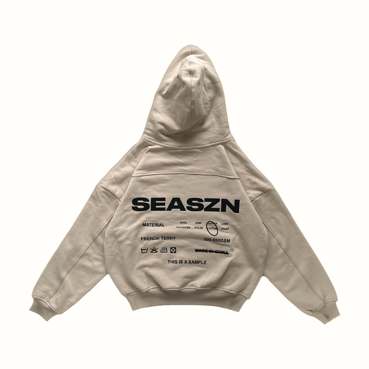 [SAMPLE] Hoodie Beige - MEDIUM (SAMPLE SALE)