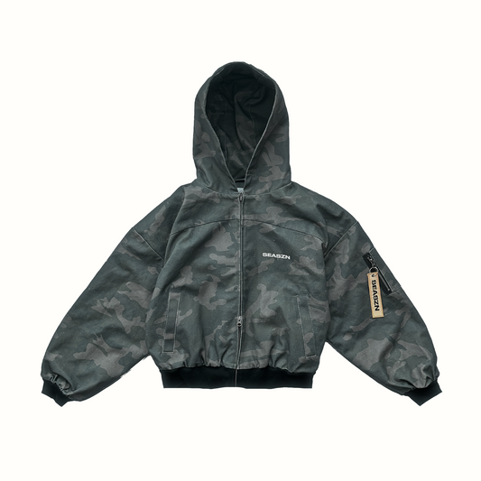 [CANVAS] Bomber Jacket Camo