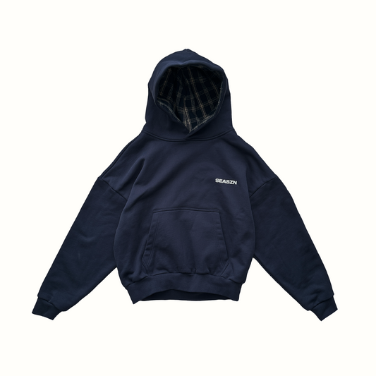 [FLANNEL] Hoodie Navy