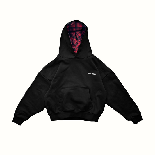 [FLANNEL] Hoodie Black