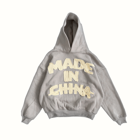 [MIC] Hoodie Grey/Beige - MEDIUM (SAMPLE SALE)