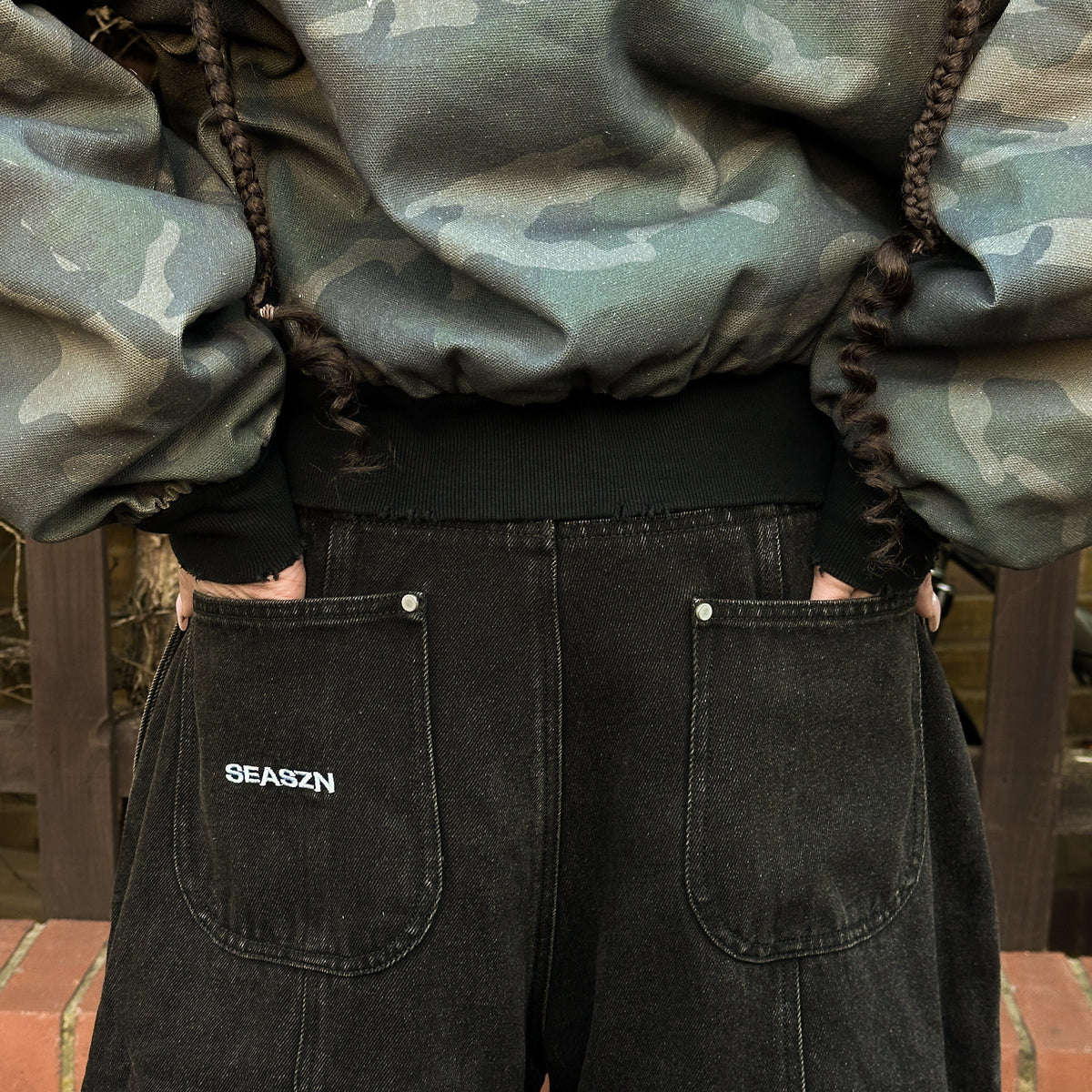 [DENIM] Jeans Washed Black